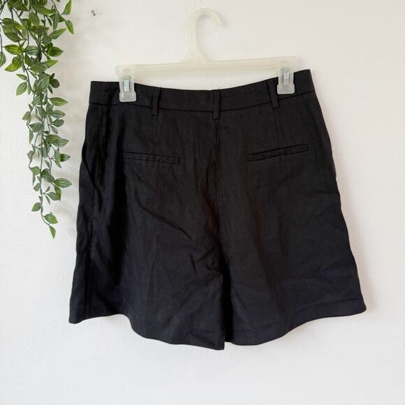 Antonio Melani High Waisted Linen Shorts Sz 8 - Picture 2 of 4